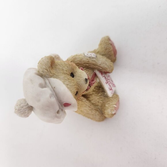1994 Cherished Teddies 869074 "Sealed With Love" Boy Sitting With Letter Figurin - Picture 7 of 12